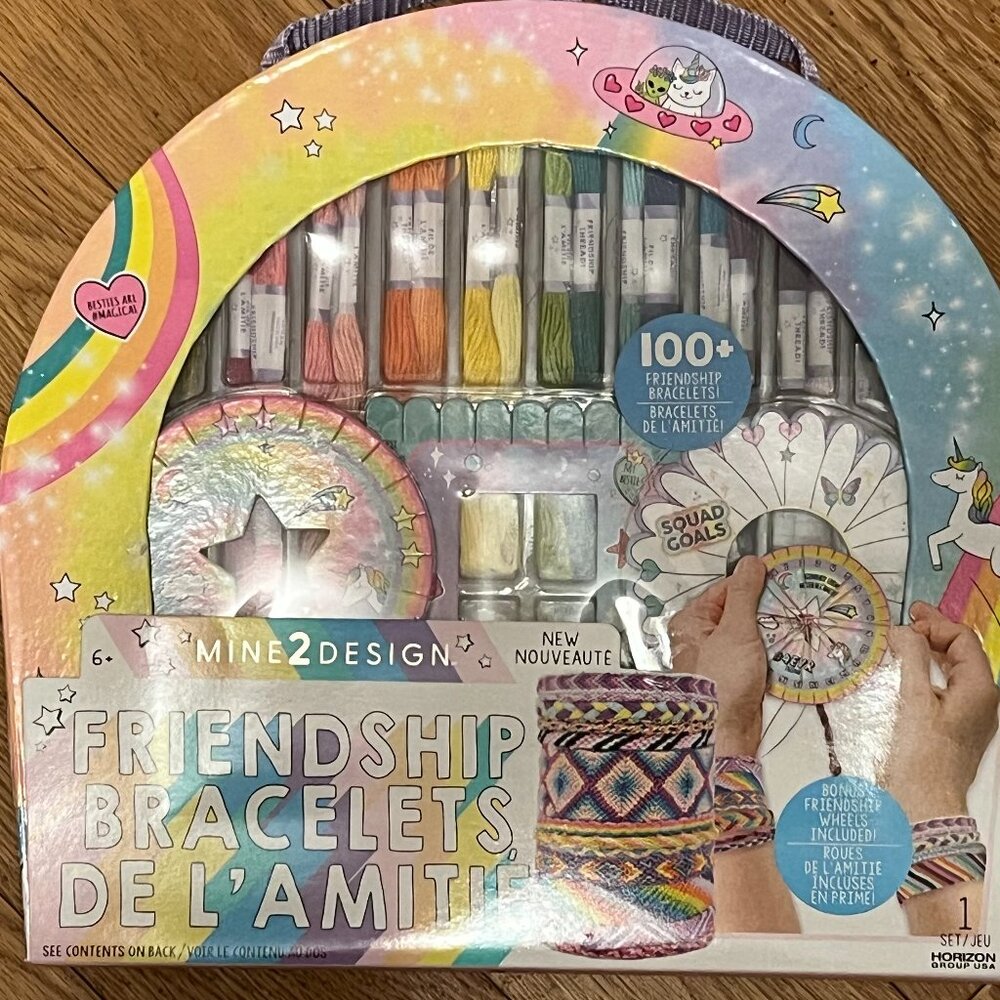 Mine2Design Friendship Bracelets Kit – 100+ Bracelets Craft Set – New In Box